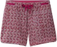 prana living silvana board shorts women's clothing in swimsuits & cover ups logo