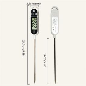 img 3 attached to Thermometer Instant Digital Cooking Kitchen Kitchen & Dining