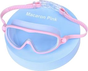 img 3 attached to Goggles Anti Leak Anti Fog Swimming Children Sports & Fitness