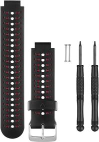 img 4 attached to 🏃 Garmin Forerunner 235 Black Marsala Replacement Band: Superior Style & Functionality