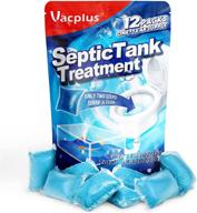 vacplus septic treatment 12 dissolvable septic biodegradable treatment enzymes logo