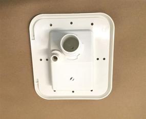 img 2 attached to 🚰 RV Trailer Valterra Gravity Water Hatch Fill Dish - White Lock Keys