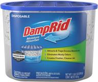 damprid fragrance free disposable moisture absorber with activated charcoal - 18oz: ultimate moisture absorber and odor remover for a fresh and dry home logo