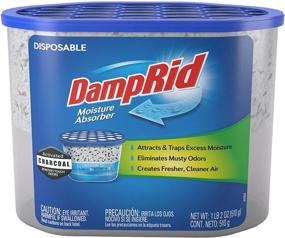 img 4 attached to DampRid Fragrance Free Disposable Moisture Absorber with Activated Charcoal - 18oz: Ultimate Moisture Absorber and Odor Remover for a Fresh and Dry Home