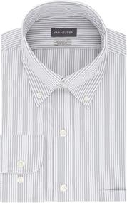 img 4 attached to Van Heusen Pinpoint Regular Stripe Men's Clothing in Shirts