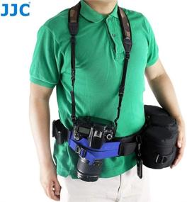 img 1 attached to 📷 JJC GB-1 Adjustable Photography Utility Belt: Carrying Gear Bag, Lens Pouch, and More!
