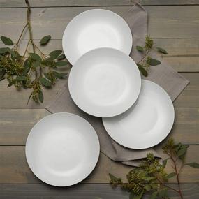 img 2 attached to 🍽️ Versatile & Timeless: Everyday White 10.5 Inch Dinner Plates