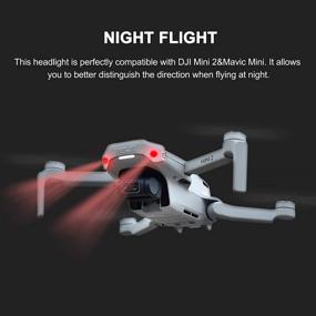 img 3 attached to 🚁 STARTRC Mavic Mini 2 Strobe Light Signal Lights Headlight: Enhance Your DJI Mini 2/Mavic Mini/Mini SE Drone Experience with Accessories