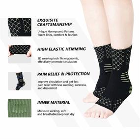 img 2 attached to INDEEMAX Compression Breathable Fasciitis Tendonitis Occupational Health & Safety Products