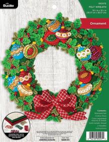 img 4 attached to Bucilla Ornament Christmas Needlepoint 89297E