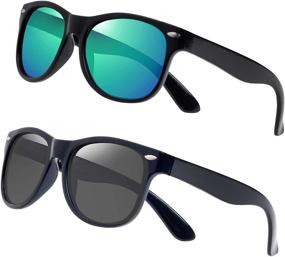 img 4 attached to 🕶️ YAMAZI Polarized Kids Sunglasses: Stylish, Flexible Shades for Boys and Girls Ages 3-10