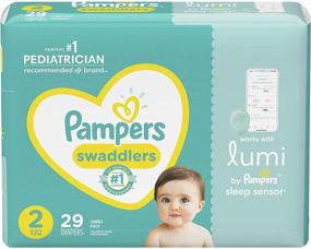 img 4 attached to 👶 Lumi by Pampers, Size 2 Jumbo Diapers (29 Count) - Compatible with Lumi Sleep System (Sold Separately)