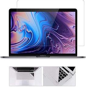 img 1 attached to ⌨️ FORITO Tempered Glass Screen Protector for MacBook Pro 13" 2020-2016 & MacBook Air 13" 2020-2018