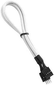 img 1 attached to CableMod ModFlex Sleeved Internal USB (White