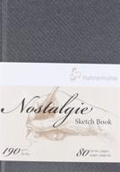 🎨 hahnemuhle nostalgie sketch book portrait a6 - 190gsm 40 sheets/80 pages: ideal for artists and sketching logo