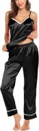 👘 romanstii satin pajamas set: elegant silk sleepwear and cami nightwear for luxurious comfort logo