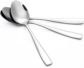 img 2 attached to 🍴 Eslite 12 Piece Stainless Dinner Spoons: Stylish and Durable Utensils for Dining Excellence