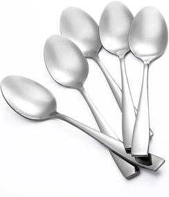 img 3 attached to 🍴 Eslite 12 Piece Stainless Dinner Spoons: Stylish and Durable Utensils for Dining Excellence