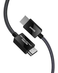 img 4 attached to Anker HDMI-кабель 8К@60 Гц: Ультра HD 4К@120 Гц 48 Гбит/с | Динамический 🔌 HDR, eARC, Dolby Atmos | PlayStation 5, Xbox Series X, телевизоры Samsung