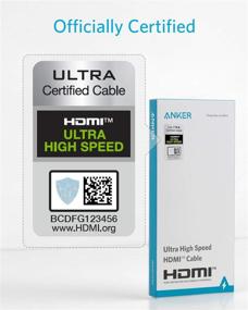 img 3 attached to Anker HDMI-кабель 8К@60 Гц: Ультра HD 4К@120 Гц 48 Гбит/с | Динамический 🔌 HDR, eARC, Dolby Atmos | PlayStation 5, Xbox Series X, телевизоры Samsung