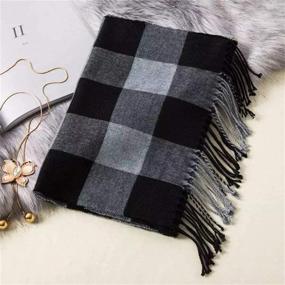 img 3 attached to Luxurious Classic Cashmere Scarves for 🧣 Women's Accessories - Promices Scarves & Wraps