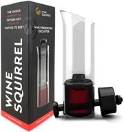 wine squirrel: the ultimate wine 🍷 preserving glass decanter & luxury wine saver carafe логотип