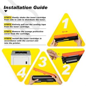 img 2 attached to 🖨️ V4INK 2PK Compatible Toner Cartridge: HP 94X 94A CF294X CF294A High Yield Black Ink for Laserjet Pro M118/M148 Printer