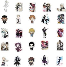 img 2 attached to 🎨 Colorful 100PCS Cartoon Stickers: Cool Anime Vinyl Waterproof Stickers for Teens & Adults - Laptop, Water Bottles, Skateboard, Guitar