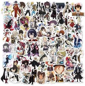 img 4 attached to 🎨 Colorful 100PCS Cartoon Stickers: Cool Anime Vinyl Waterproof Stickers for Teens & Adults - Laptop, Water Bottles, Skateboard, Guitar
