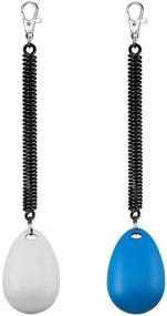 img 1 attached to 🐾 OYEFLY Dog Training Clicker with Wrist Strap: Durable, Lightweight, and Easy to Use - Perfect for Training Cats, Puppies, Birds, and Horses! (2-Pack)