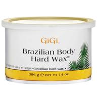 gigi brazilian body hard wax: smooth & sensitive skin-friendly 14oz non-strip bikini wax logo