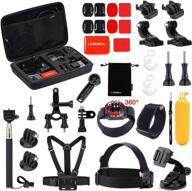 📷 outdoor camera accessories kit for gopro hero 9 8 7 6 5 session max 4 3, dji osmo, sjcam sj4000, dbpower, akaso, apeman, xiaomi yi - luxebell logo