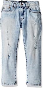 img 2 attached to 👖 Classic Fit Straight Leg Denim Jean for Boys by Lucky Brand - 5-Pocket Style