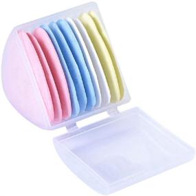 img 3 attached to HOSSIAN Professional Triangle Tailor's Chalk - Pack of 10 (4 Color) for Sewing