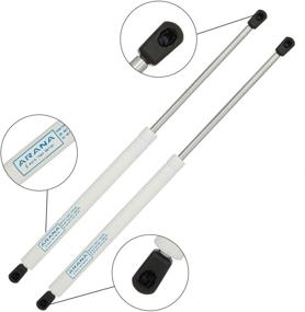 img 3 attached to 🚚 C1608260 Gas Shocks Struts 20 Inch - 60 Lbs for Truck Cap RV Bed Cargo Bay Door Snugtop Pickup Camper Shell Boat Hatch Storage Box - White (20 inch)