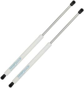 img 4 attached to 🚚 C1608260 Gas Shocks Struts 20 Inch - 60 Lbs for Truck Cap RV Bed Cargo Bay Door Snugtop Pickup Camper Shell Boat Hatch Storage Box - White (20 inch)