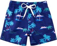 cozople swim trunks: quick dry toddler bathing suits with mesh lining - 2-7 years logo