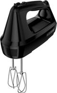 black+decker 6-speed hand mixer: 5 attachments, storage case included (mx3200b) logo