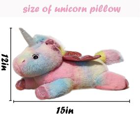 img 3 attached to Unicorn Stuffed Animals Birthday Christmas