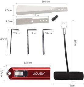 img 3 attached to 🚗 BOUSH Windshield Removal Kit for Cars - Cold Knife Window Glass Remover with Quick Release - Auto Windscreen Tool Set