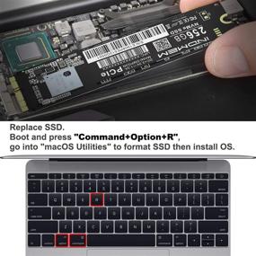 img 1 attached to 💾256GB INDMEM NVMe PCIe SSD: Высокопроизводительное улучшение хранения данных для MacBook Air (середина 2013-2017), MacBook Pro Retina (конец 2013 - середина 2015), iMac (конец 2013-2017), Mac Pro (2013), Mac Mini (2014)