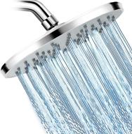 🚿 upgrade your shower experience with warmspray high pressure rain shower head: modern chrome look, easy installation and adjustable replacement for your bathroom logo