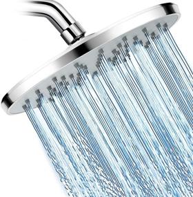 img 4 attached to 🚿 Upgrade Your Shower Experience with WarmSpray High Pressure Rain Shower Head: Modern Chrome Look, Easy Installation and Adjustable Replacement for Your Bathroom
