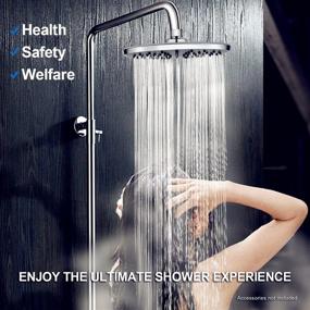 img 3 attached to 🚿 Upgrade Your Shower Experience with WarmSpray High Pressure Rain Shower Head: Modern Chrome Look, Easy Installation and Adjustable Replacement for Your Bathroom