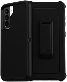 img 3 attached to 📱 Galaxy S21 Defender Case with Belt Clip Holster | SCREENLESS Edition | 5G | 6.2 Inch | Black