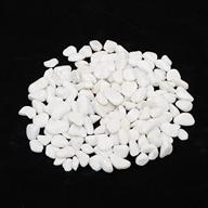 🌟 5-pound cnz polished snow white rocks for stunning plant aquariums, landscaping, and home decor - 0.8-1.5 inch логотип