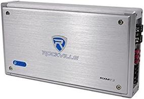 img 3 attached to 🔊 Rockville RXM-T2 Micro 2400w: Powerful 2 Ch Marine/Boat Class D Amplifier 2x600W CEA Rated