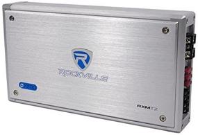 img 1 attached to 🔊 Rockville RXM-T2 Micro 2400w: Powerful 2 Ch Marine/Boat Class D Amplifier 2x600W CEA Rated