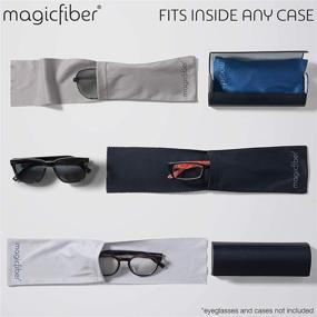 img 1 attached to 🧽 MagicFiber Microfiber Eyeglass Cleaning Pouch: Premium Ultra Cleaning Solution