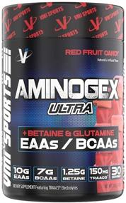 img 3 attached to VMI Sports Aminogex Ультра: Порошок ВСАА с бетаином, глутамином и электролитами - вкус красного фруктового карамеля - 30 порций